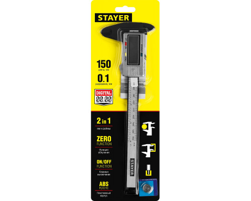 STAYER MASTER штангенциркуль электронный, композитные материалы, 150мм