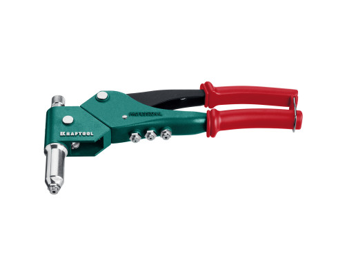 KRAFTOOL Combo3-M6 комбинированный заклепочник поворотный 0-360° в кейсе