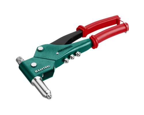 KRAFTOOL Combo3-M6 комбинированный заклепочник поворотный 0-360° в кейсе