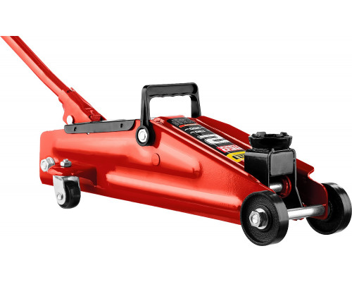 STAYER R-28 2т 130-350мм подкатной домкрат для легковых а/м, RED FORCE