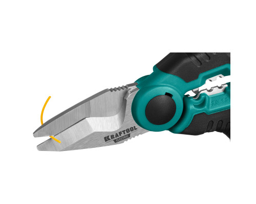 KRAFTOOL ELECTRIC, 4 в 1, 160 мм, с чехлом, ножницы электрика (23356)
