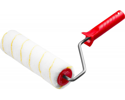 Валик малярный POLYTEX Pro, 240 мм, d=48 мм, ворс 12 мм, ручка d=8 мм, MIRAX