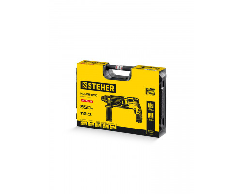STEHER 28 мм, 850 Вт, перфоратор SDS Plus (HD-28-850)