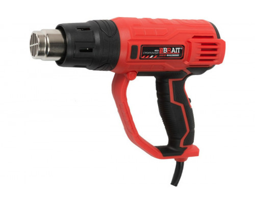 BRAIT Фен строительный BHG2000MR (2000Вт, макс.темп. 600°С, 5 насадок, 3 скорости, регулировка) 5шт/