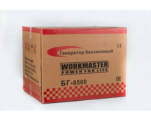 Бензиновый генератор БГ-8500E1 Workmaster