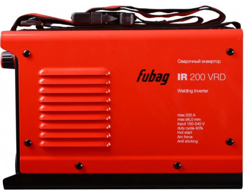 Инвертор MMA сварки IR 200 VRD свар.ток 200А_раб.напряжение 150-240В FUBAG
