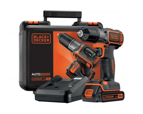 Аккумуляторная дрель-шуруповерт BLACK&DECKER ASD18K-QW