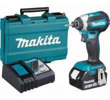 Makita DTD153RT Шуруповерт ударный аккум. LXT BL 18В, 1/4'', 170Нм (1x5.0Ач, з/у)