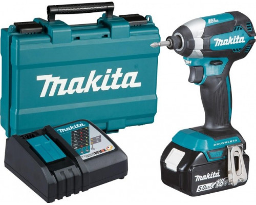 Makita DTD153RT Шуруповерт ударный аккум. LXT BL 18В, 1/4'', 170Нм (1x5.0Ач, з/у)