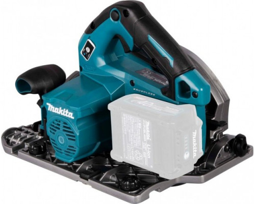 Makita HS004GZ Пила диск акк б\щ,40В,Li-ion,6000\м,д-ф190\185мм,0-48°,рез-62.5\62мм,эл.торм,пл\п,б\а