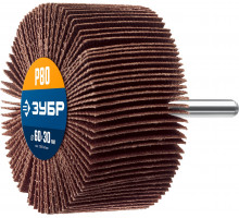 ЗУБР d 60x30 мм, P80, круг шлифовальный лепестковый