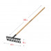 Садовые грабли GRINDA GS-14 WOOD 445 х 95 х 1300 мм 14 витых зубцов деревянный черенок