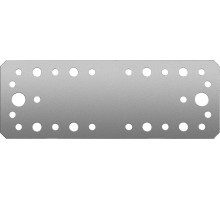 Крепежная пластина КП-2.5, 180х65 х 2.5мм, ЗУБР
