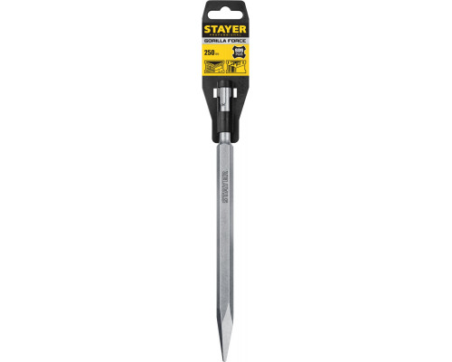 STAYER Gorilla Force SDS-Plus Зубило пикообразное 250 мм