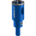 Коронка алмазная с центрирующим сверлом для дрели d 45 мм по керамике и стеклу, Р60, трехгр хвостовик, ЗУБР Профессионал