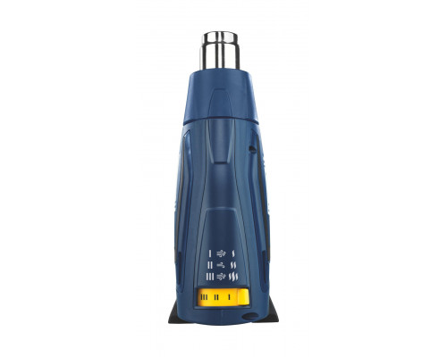 RAPID R2000 фен строительный 2000 Вт. Регулировка температуры: 60-600 °C. Расход воздуха: 250-450 л/мин. 3 режима воздушного потока