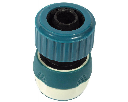 RACO COMFORT-PLUS 3/4″, соединитель быстросъёмный для шланга, из ABS-пластика с TPR
