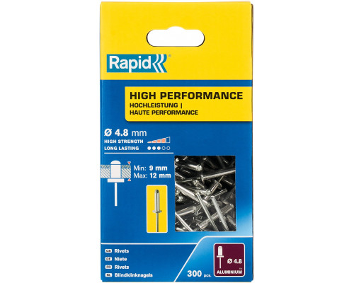 RAPID R:High-performance-rivet заклепка из алюминия d4.8x16 мм, 300 шт
