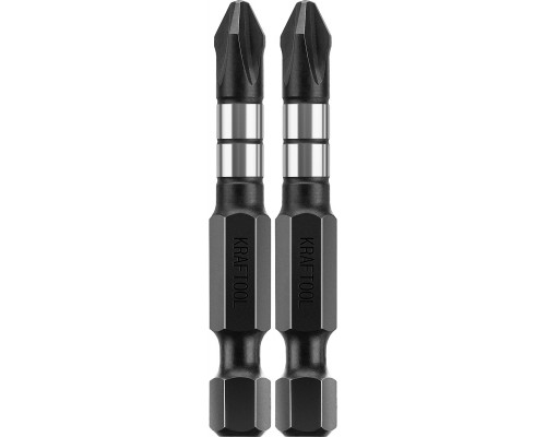 Ударные биты KRAFTOOL PH 2, 50 мм, 2 шт Impact Pro