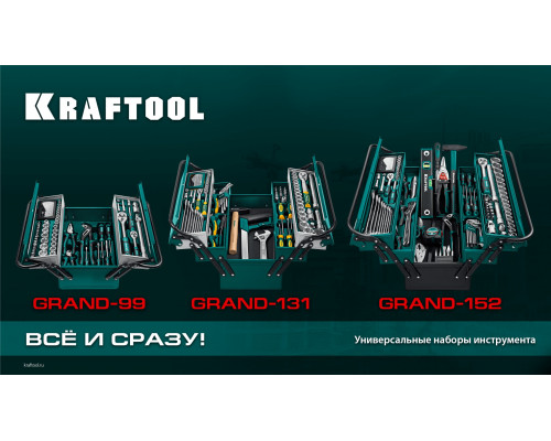 KRAFTOOL GRAND-131 универсальный набор инструмента 131 предм.