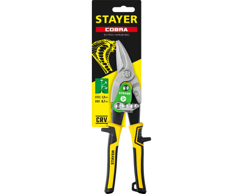 STAYER COBRA Правые ножницы по металлу, 250 мм