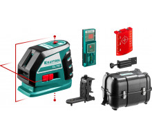 KRAFTOOL CL-70 #4 нивелир лазерный , 20м/70м, IP54, точн. +/-0,2 мм/м, детектор, питание 4хАА, в кейсе