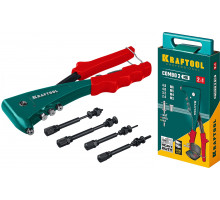 KRAFTOOL Combo2-M6 комбинированный заклепочник в кейсе