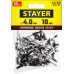Алюминиевые заклепки Color-FIX, 4.0 х 10 мм, RAL 8017 шоколадно-коричневый, 50 шт., STAYER Professional