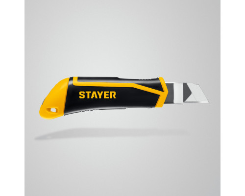 STAYER HERCULES-25, 25 мм, нож с винтовым фиксатором (09147)