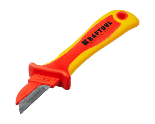 KN-1 нож электрика диэлектрический, прямой, KRAFTOOL