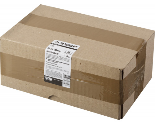 Винт DIN 965, M3 x 20 мм, 5 кг, кл. пр. 4.8, оцинкованный, ЗУБР
