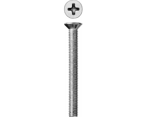 Винт DIN 965, M5 x 45 мм, 5 кг, кл. пр. 4.8, оцинкованный, ЗУБР
