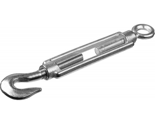 Талреп DIN 1480, крюк-кольцо, М16, 2 шт, оцинкованный, STAYER