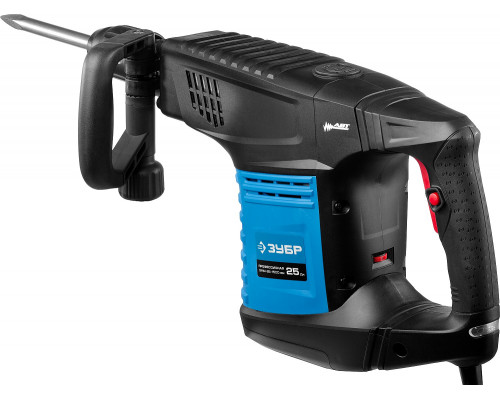 Молоток отбойный, ЗУБР Профессионал ЗММ-25-1500 ЭВК, SDS-Max, 25 Дж, 11 кг, 900-1800 уд/мин, 1500 Вт, АВТ, кейс