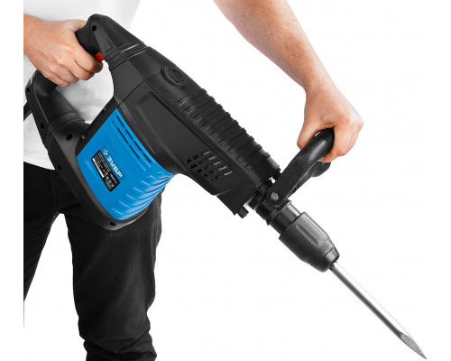 Молоток отбойный, ЗУБР Профессионал ЗММ-25-1500 ЭВК, SDS-Max, 25 Дж, 11 кг, 900-1800 уд/мин, 1500 Вт, АВТ, кейс