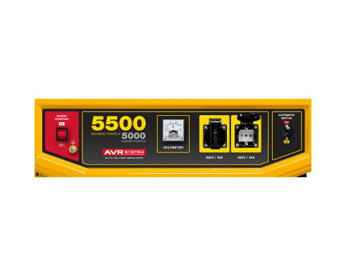 GS-6500 бензиновый генератор, 5500 Вт, STEHER