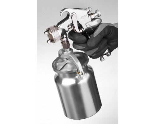 Краскопульт пневматический STAYER AirPro S EA с нижним бачком, 1.4мм