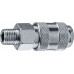 Переходник 1/4″M - рапид муфта ЗУБР Профессионал