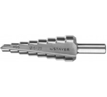 сверло ступенчатое 6-20мм, 8 ступеней, STAYER