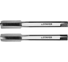 STAYER M10х1, комплект метчиков, 2 шт