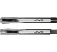 STAYER M10х1.5, комплект метчиков, 2 шт