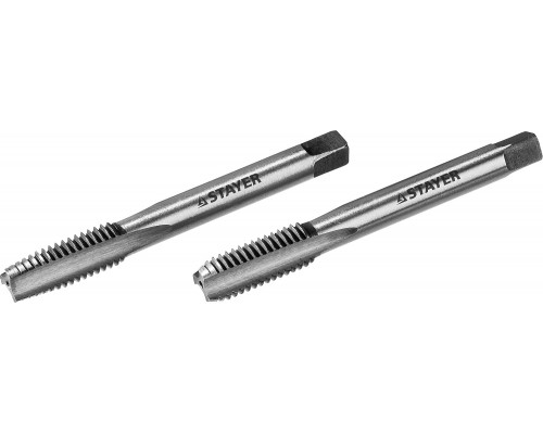 STAYER M10х1.5, комплект метчиков, 2 шт