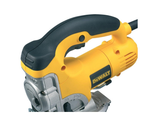Лобзик с верхней рукояткой DeWalt DW331KT-QS 701 Вт, маятник, 130 мм, 0-3100 ход/мин, плавный пуск. НОВИНКА!