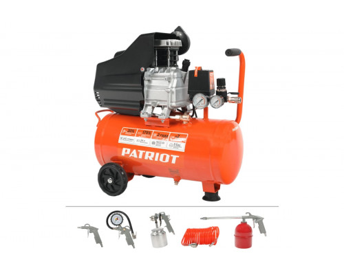 Компрессор PATRIOT EURO 24-240K + набор пневмоинструмента KIT 5В