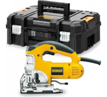 Лобзик с верхней рукояткой DeWalt DW331KT-QS 701 Вт, маятник, 130 мм, 0-3100 ход/мин, плавный пуск. НОВИНКА!