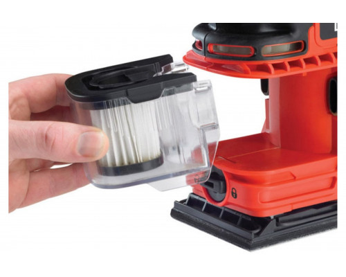 Плоская шлифмашина DuoSand, 270Вт, 115х230мм BLACK&DECKER