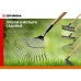 Веерные грабли GRINDA GP-22R 400х260х1500 мм 22 круглых зубца деревянный черенок