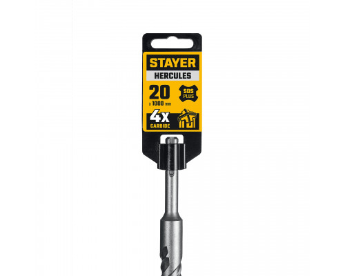 STAYER HERCULES-4Х 20x1000 мм, SDS-plus бур (29290-1000-20)