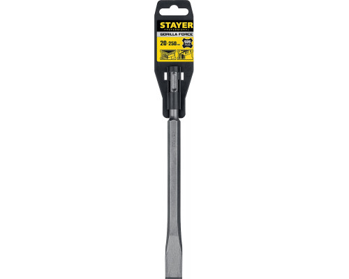STAYER Gorilla Force SDS-Plus Зубило плоское 20 х 250 мм