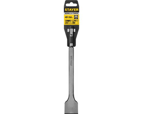 STAYER Gorilla Force SDS-Plus Зубило лопаточное 40 х 250 мм